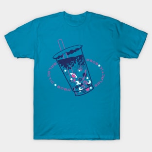 Galactic Boba (version navy pink white) T-Shirt